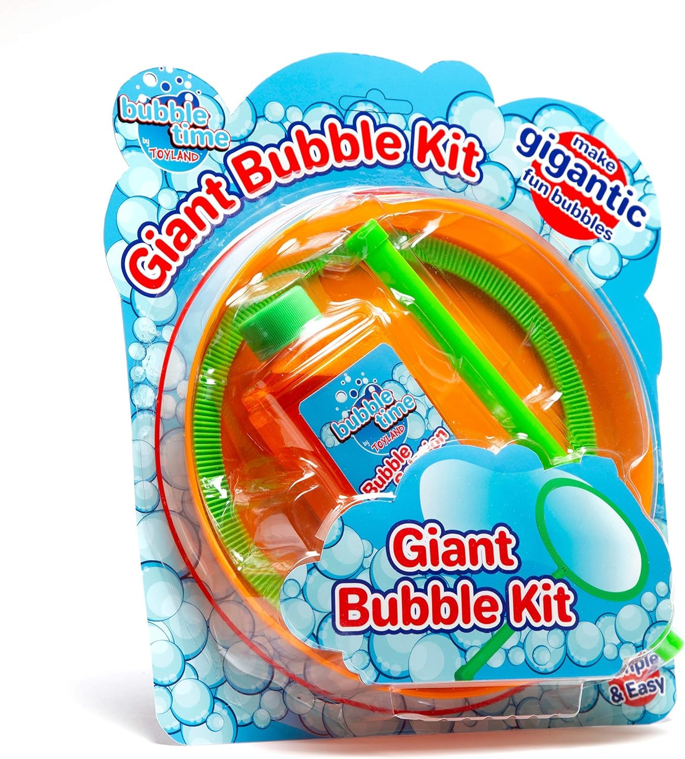 Toyland® Riesenblasen-Set – 1 Liter Lösung, Mit Wanne & Stab, Für Garten & Outdoor-Spaß