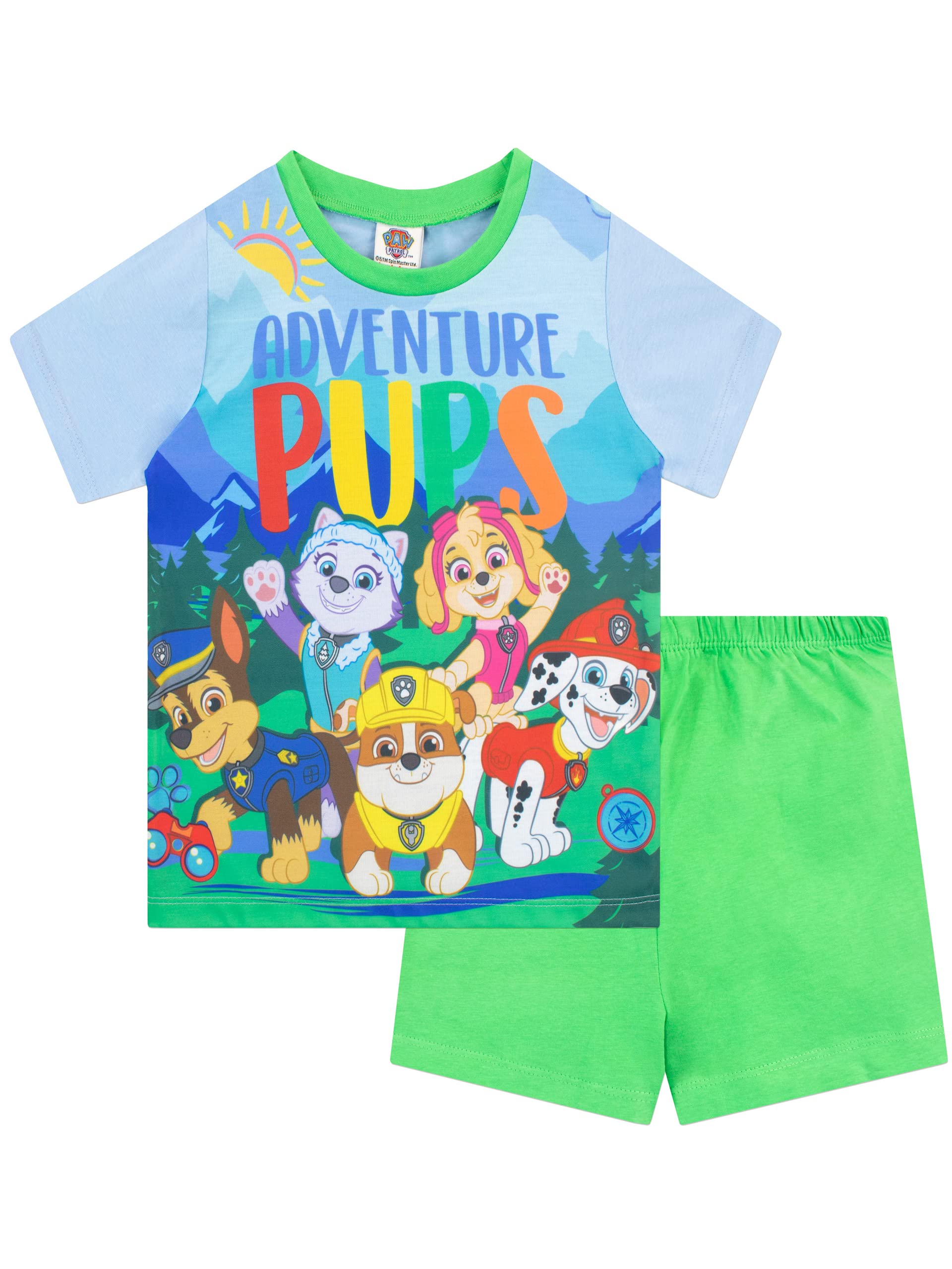 Paw Patrol Girls Blue Pyjamas Rubble Chase Marshall 18-24 Months