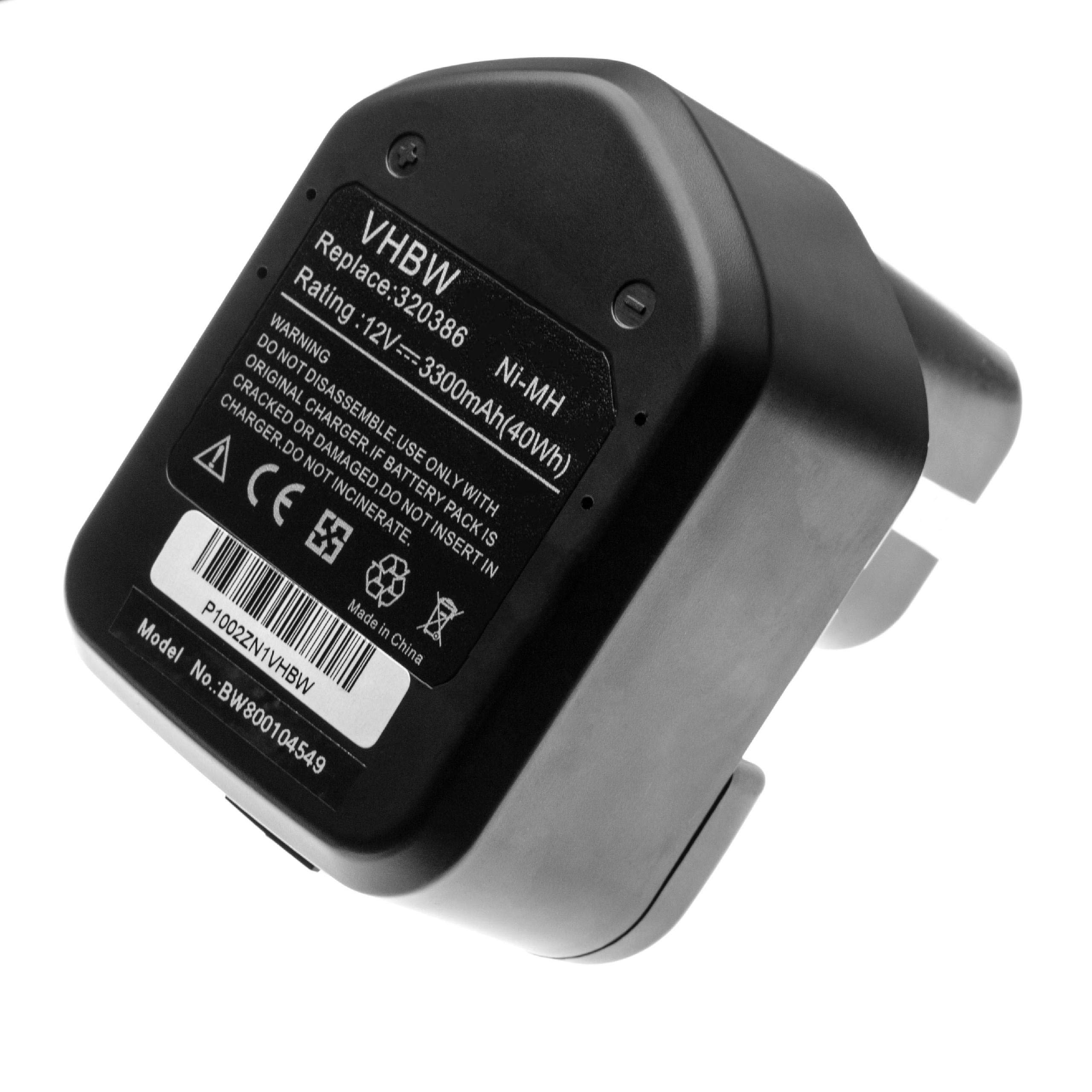 vhbw Batterie Remplacement pour Hitachi EB12S