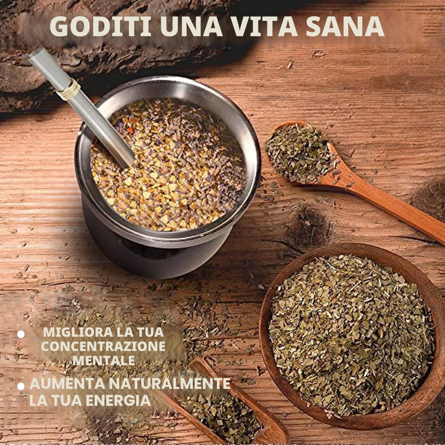 PIQIUQIU tazze da tè Yerba Mate in acciaio inox, 230 ml, a doppia parete, senza BPA, con cannucce e spazzola per la pulizia (nero)