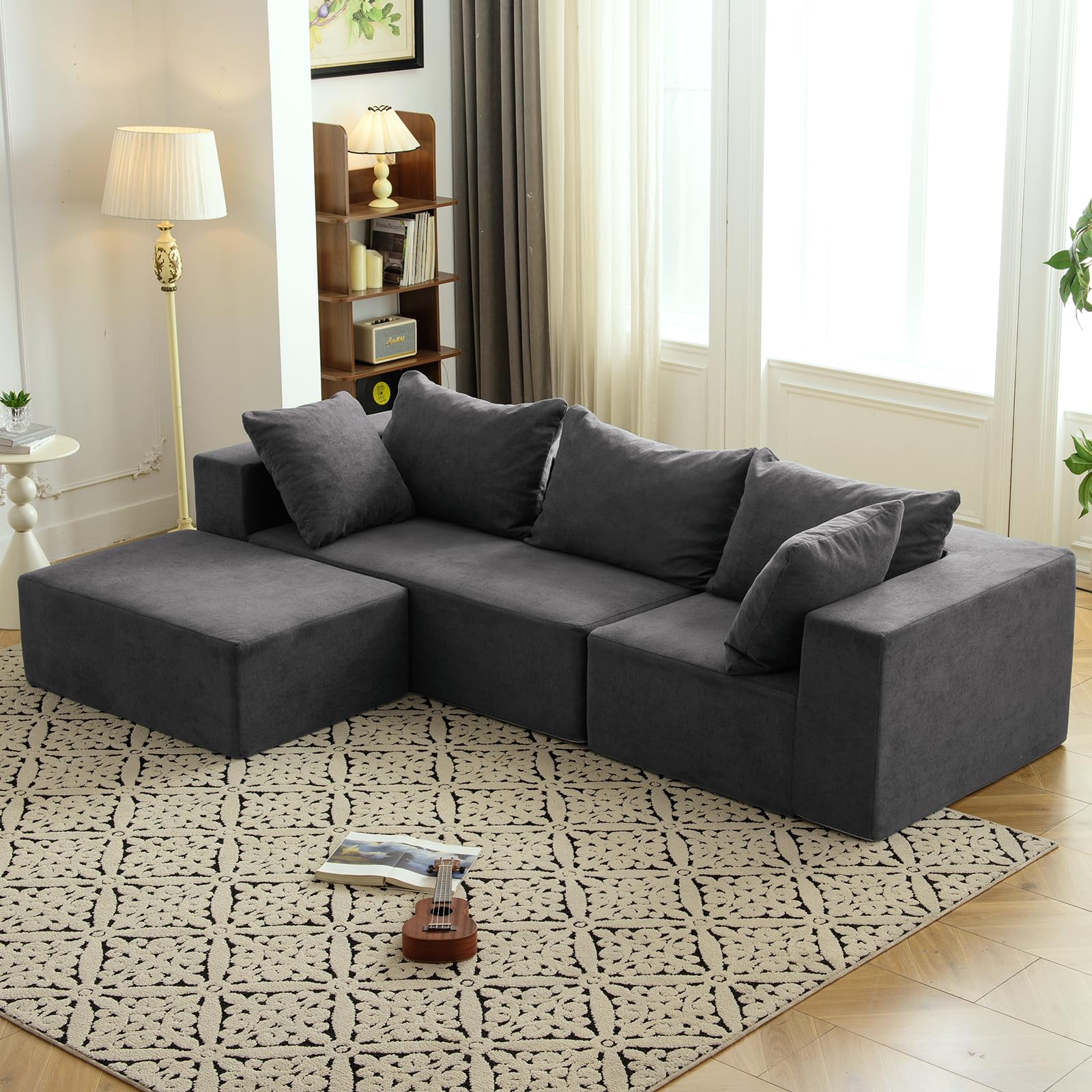 Amazon.com: Vamcheer Modular Sectional Sofa - Modern L Shaped