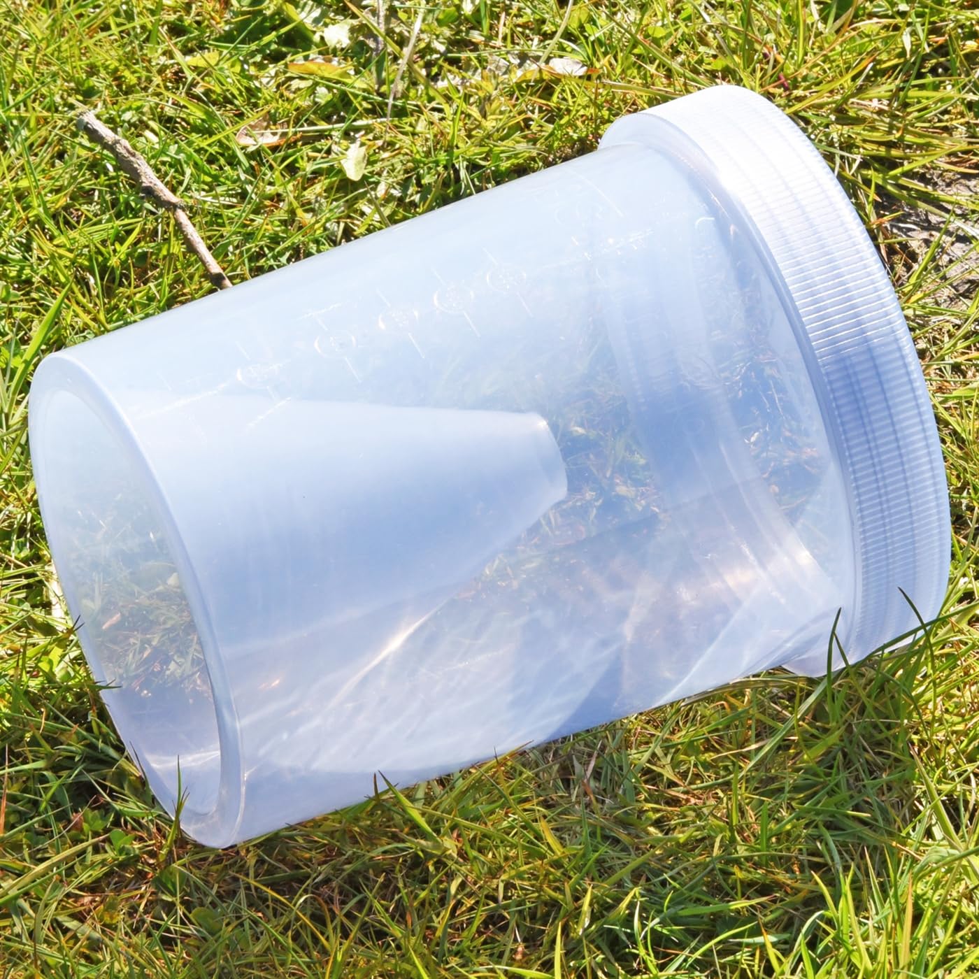 H-Trap Ersatz Fangbehälter - Ersatztrichter + Deckel für Bremsenfalle Ersatzteil, Insektenfalle Pferdebremsenfalle Pferd Pony