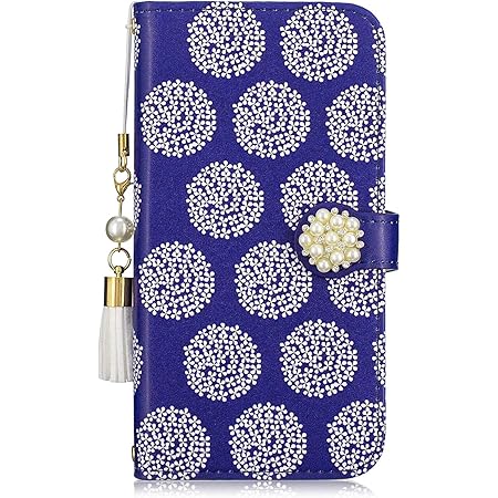 Amazon Iphone8 Plusケース 手帳型 アイフォン8プラスケース Iphone 7 Plus カバー手帳型 かわいい花柄 Tutugo 6色選べる 財布型 スタンド機能 カード収納 マグネット式 保護ケース 綺麗 チャーム な タッセル ストラップ付き 軽量 スマホケース スマートフォン