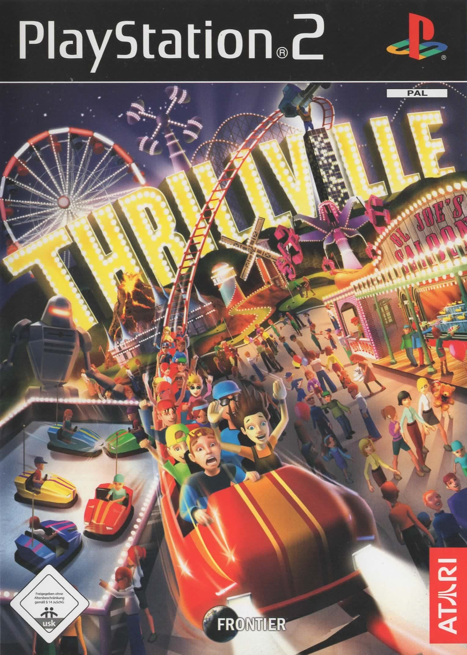 Thrillville jeu de simulation de parc d'attraction pour vos soirées rétro - 3