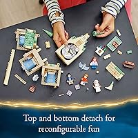 Vista 4 de LEGO Harry Potter Hogwarts Hospital Wing 76398 Kit de castillo de juguete de construcción con torre del reloj, El prisionero de Azkaban, incluye