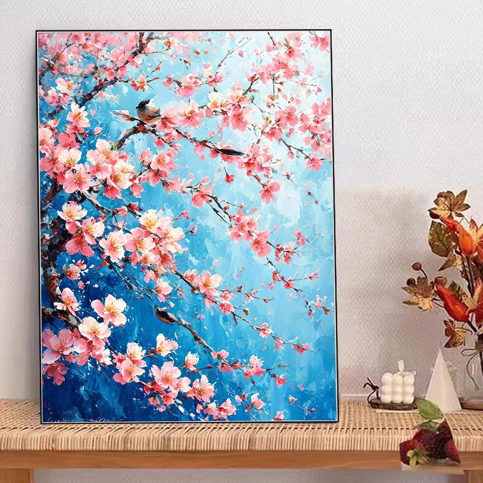Amazon.co.jp: 風景 ダイヤモンドアート 桜の木 ダイヤモンドアート