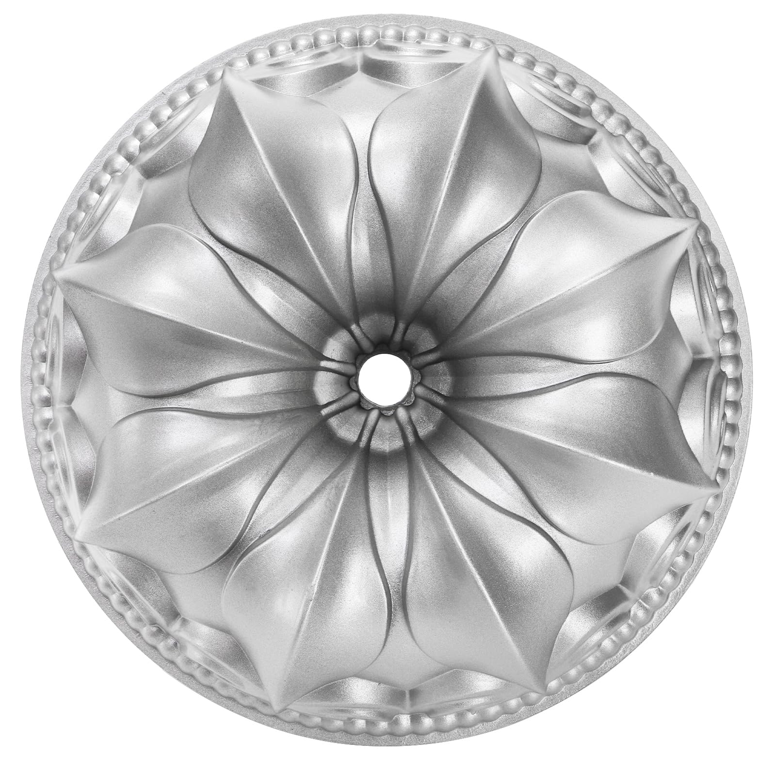 Frcctre Moule à gâteau cannelé anti-adhésif de 22,9 cm, 10 tasses à gâteau cannelé robuste en aluminium facile à démouler pour gâteaux DIY