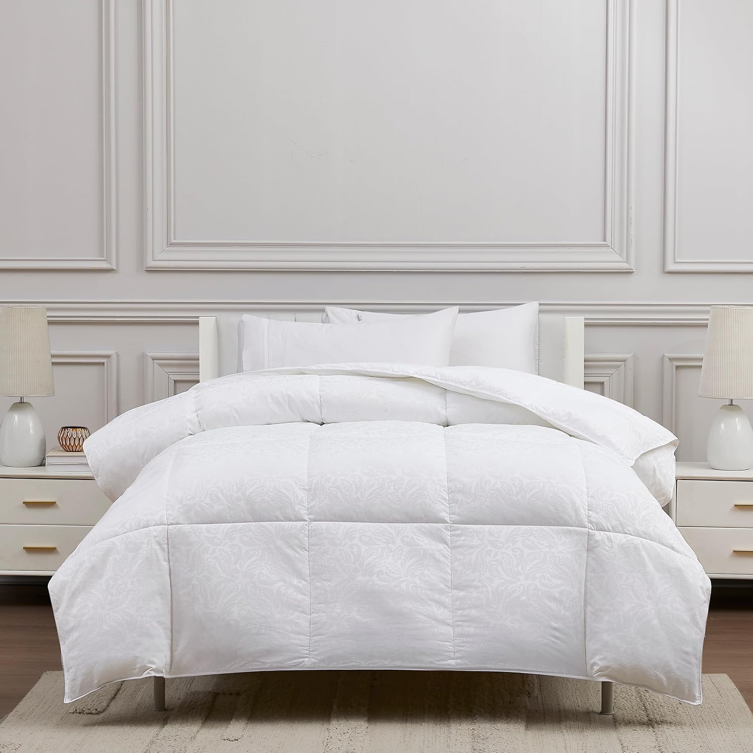 DOWNLITE Stearns & Foster Paisley Reserve Down Alternative Comforter