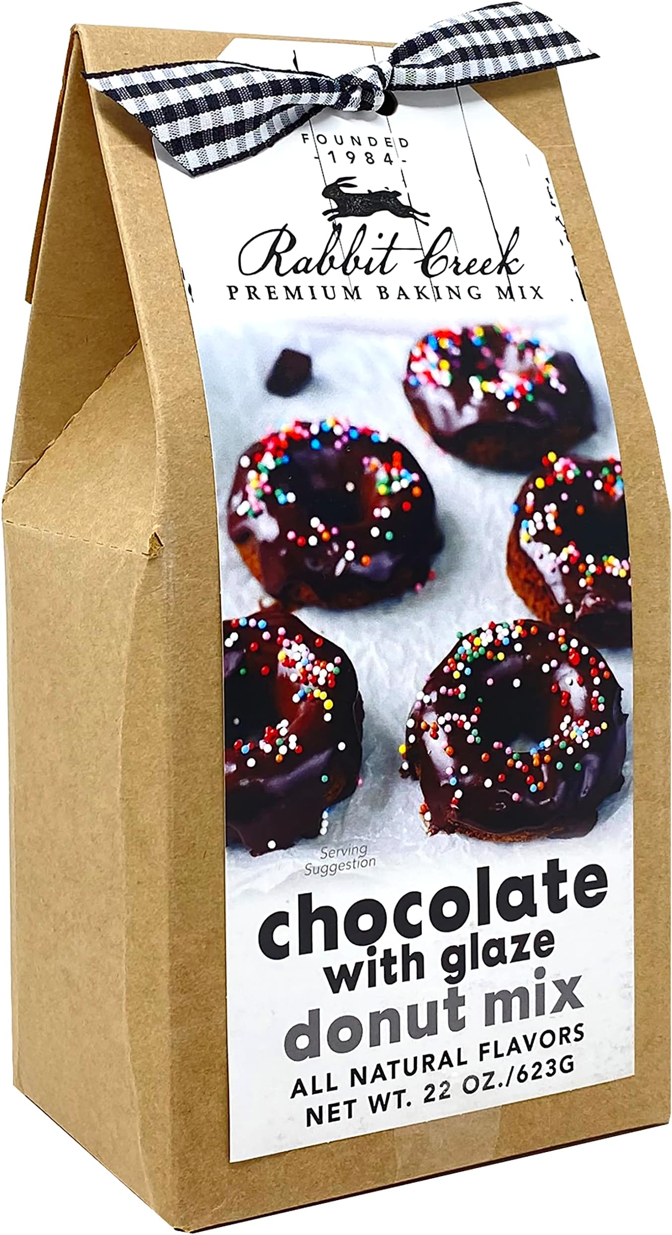 Chocolate with Glaze Donuts Mix – With Frosting Glaze Included – Baked Donuts, Not Fried – Donut Baking Mix