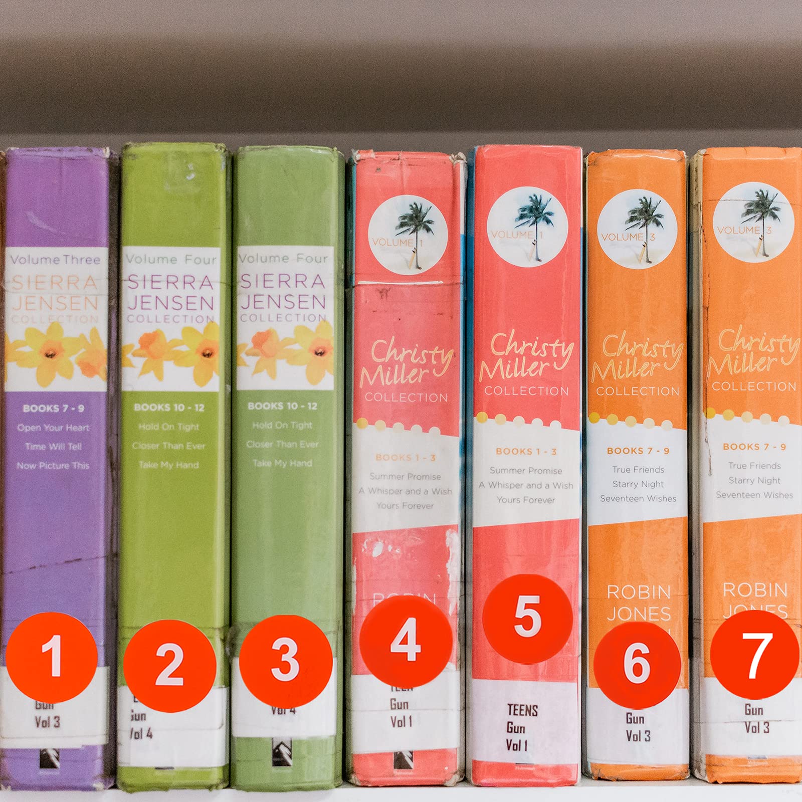 LUTER 10 Sheets Number Stickers 5 Sets Of 1-100 Vinyl - View #9