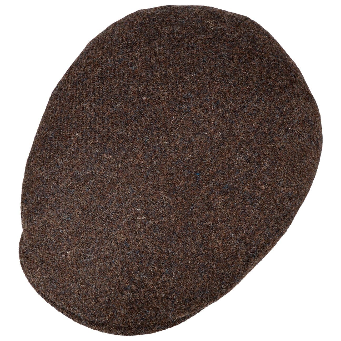 Stetson Kent Wool 160 Years płaska czapka z daszkiem, męska, wyprodukowana w Niemczech, z daszkiem, na jesień, zimę, jesień, zimę, 62 cm, ciemnobrązowa