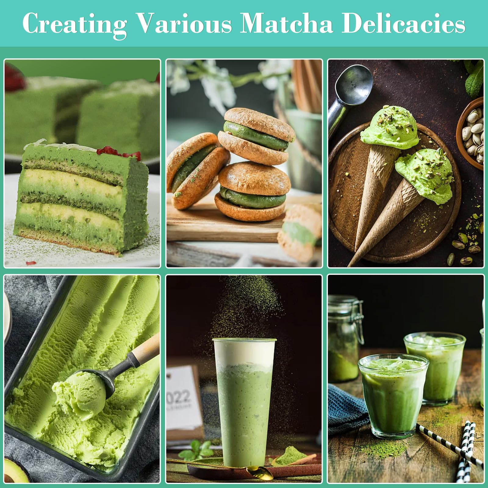 Set Matcha - giapponese completo con Frusta Matcha in bambù cucchiaio ciotola e supporto per frusta Perfetto per una cerimonia del tè tradizionale Matcha Kit ideale per la preparazione del tè matcha