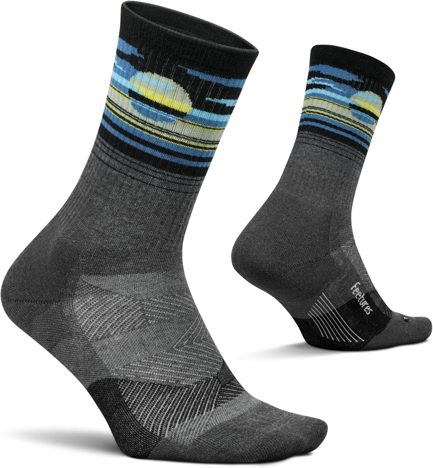 Feetures Elite Light Cushion Mini Crew Sock - Sport Sock with Targeted Compression image 4