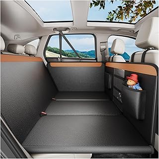 Back Seat Extender & Dog Hammock — PU Leather Waterproof Cover with Hard Bottom (Holds 400 lbs)