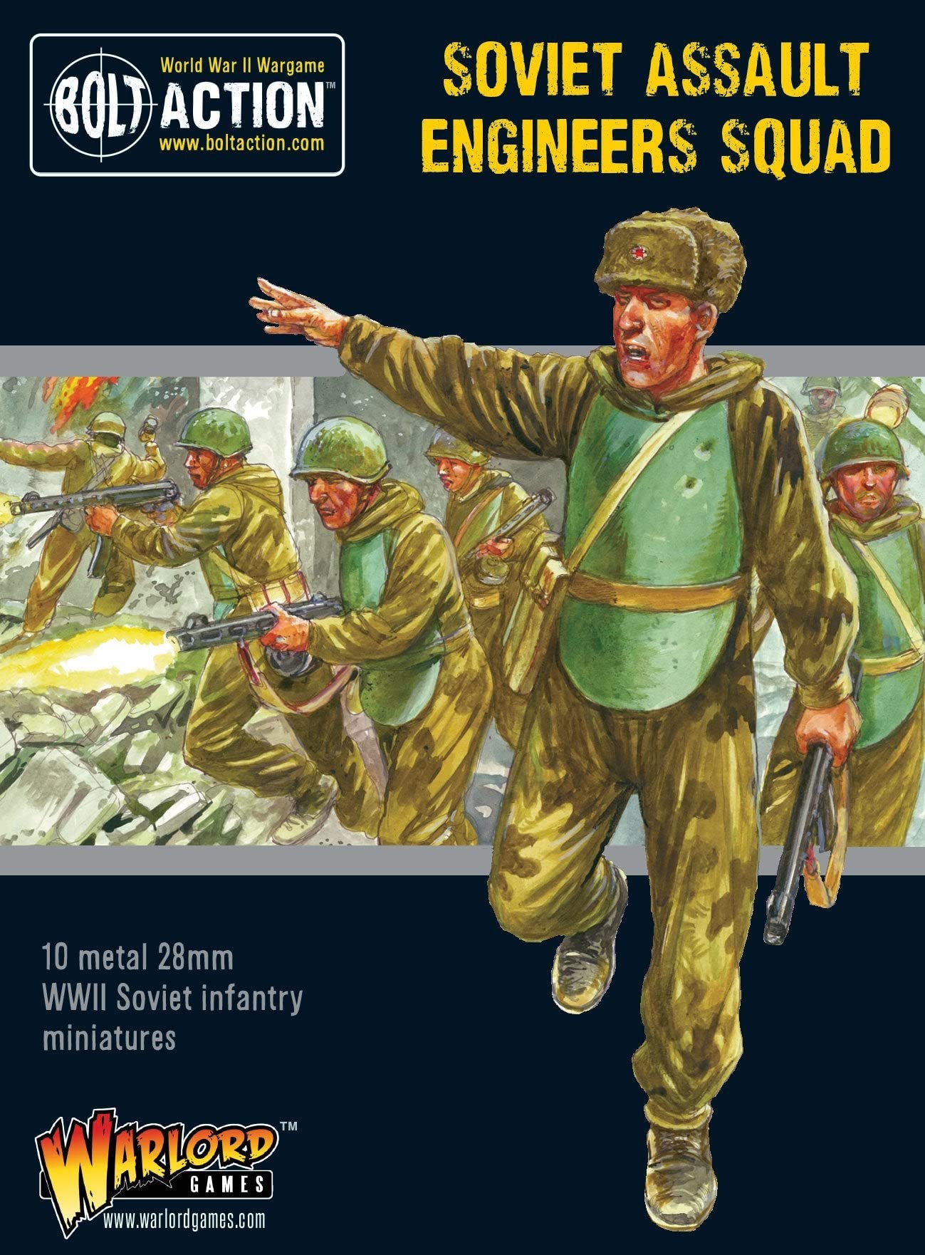 Bolt Action Warlord Games, escuadrón de ingenieros de asalto soviético