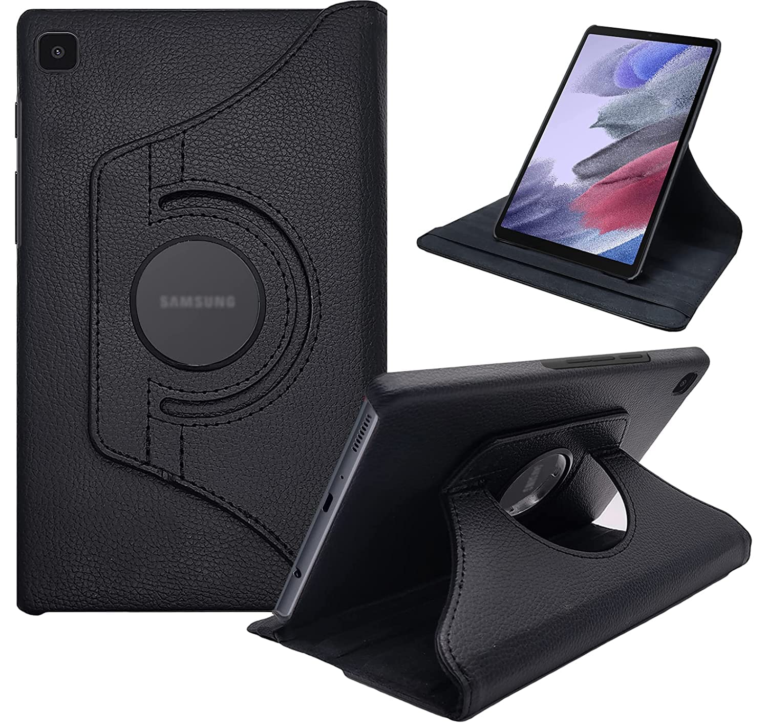 TGK Rotating Cover for Samsung Galaxy Tab A7 Lite 8.7 inch Case (Black) 360 Degree Leather Stand Pouch (B09F9W7FHG) Amazon Price History, Amazon Price Tracker
