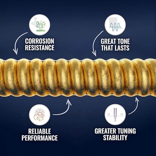 Miniatura 10 de Elixir - cuerdas chapadas en níquel, 4 cuerdas para bajo con recubrimiento nanoweb, muy livianas, escala larga (.040-.095), blanco negro rojo azul