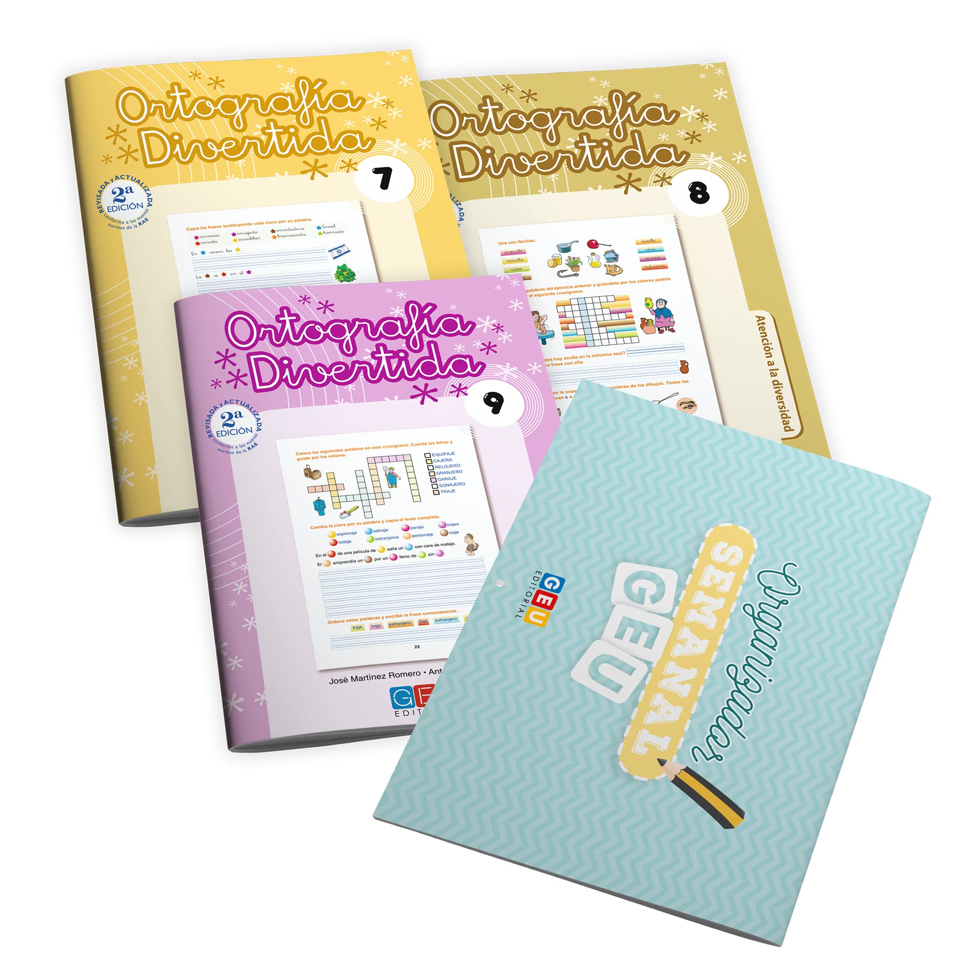 Pack Ejercicios de Ortografía | ortografia y gramática I Aprende Las Reglas De Ortografía | Más de 370 ejercicios | Trabaja Jugando Con Las Palabras | Ortografía Divertida (3º Primaria)