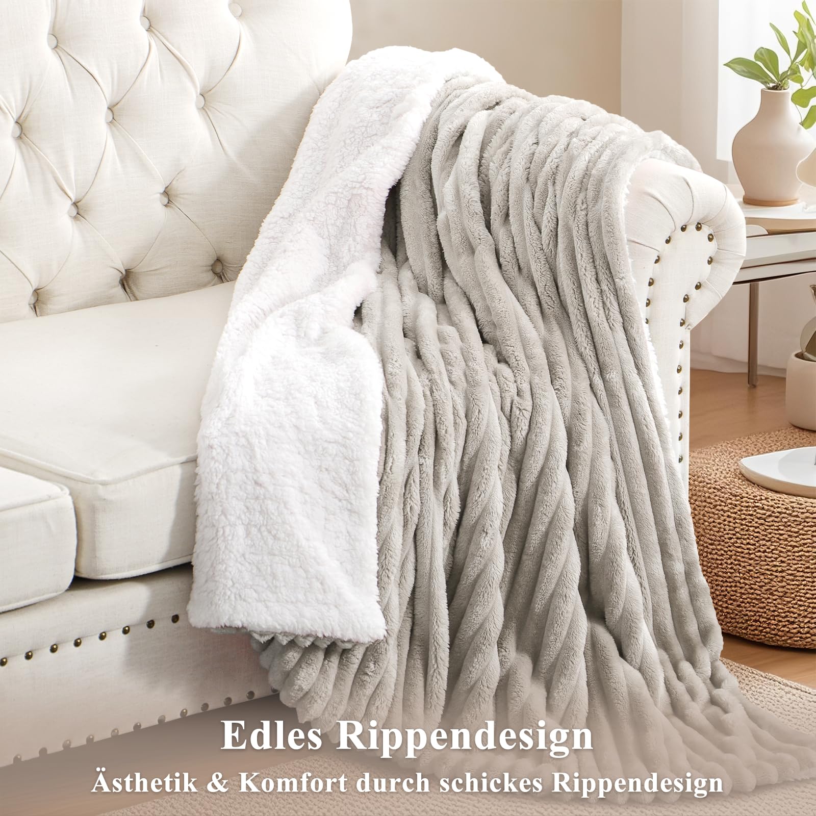 Sherpa Fleece Sprei Deken Rode Aardbei Gedrukt Fleece Deken Pluche Sprei Bed Deken 130x150 cm Zachte Pluizige Warme Winterdeken, Beddengoed Spreid Deken voor Bank