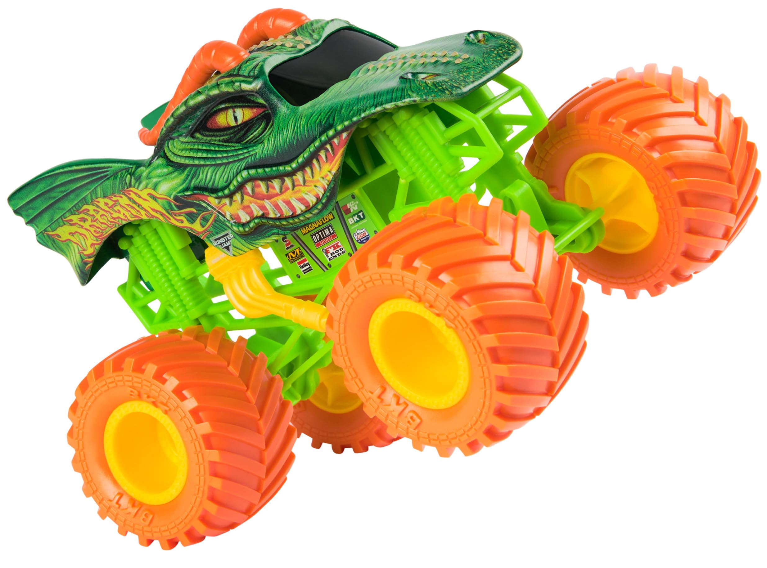 Official Dragon Monster Truck, Collector Die-Cast Vehicle, 1:24 Scale, Kids’ Toys for Boys and Girls Aged 3 and up