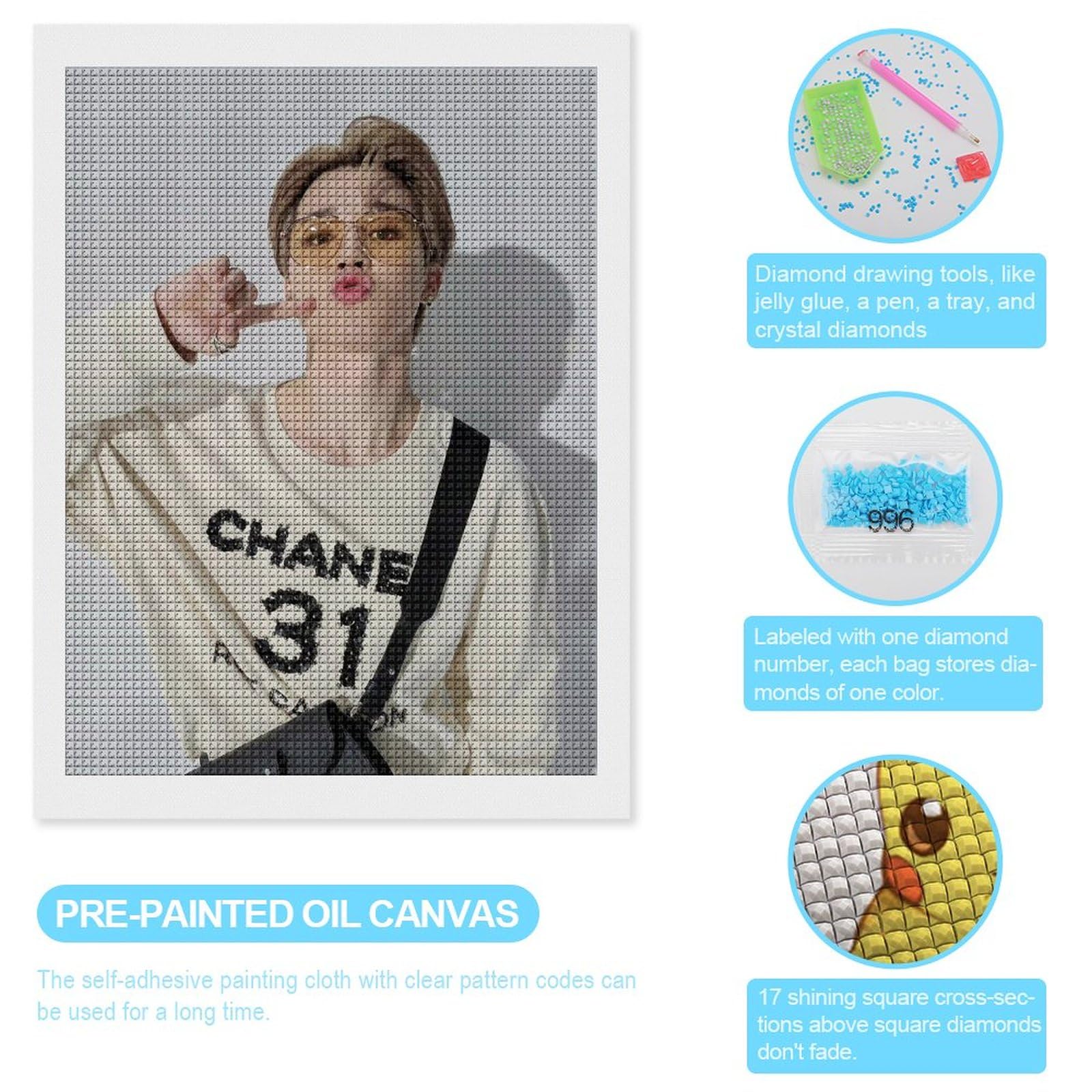 Amazon.co.jp: 75×100cm ダイヤモンドアート BTS 防弾少年団 JIMIN
