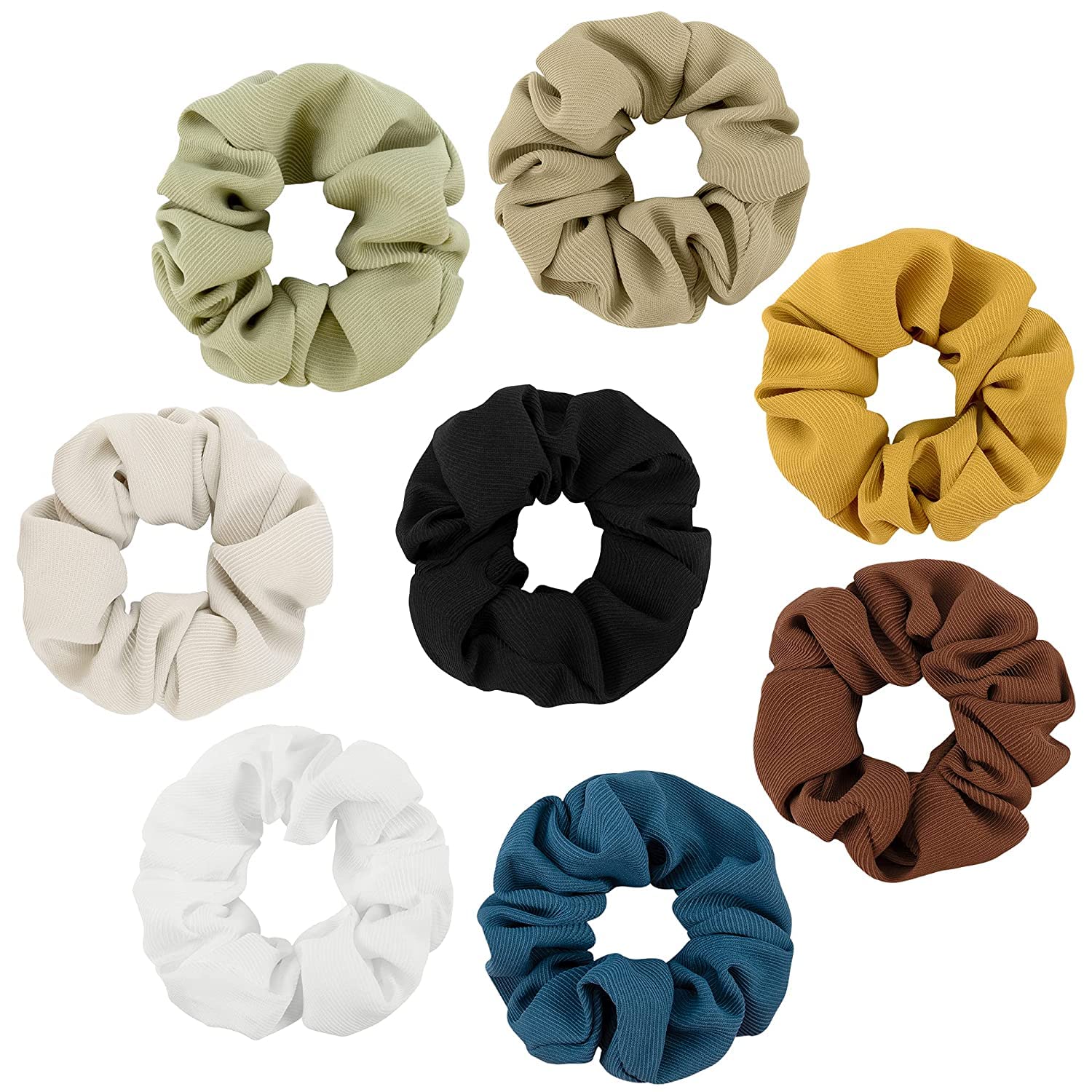 Buy FAMEZA Satin Scrunchies, Softer than Silk, Hair Scrunchies for