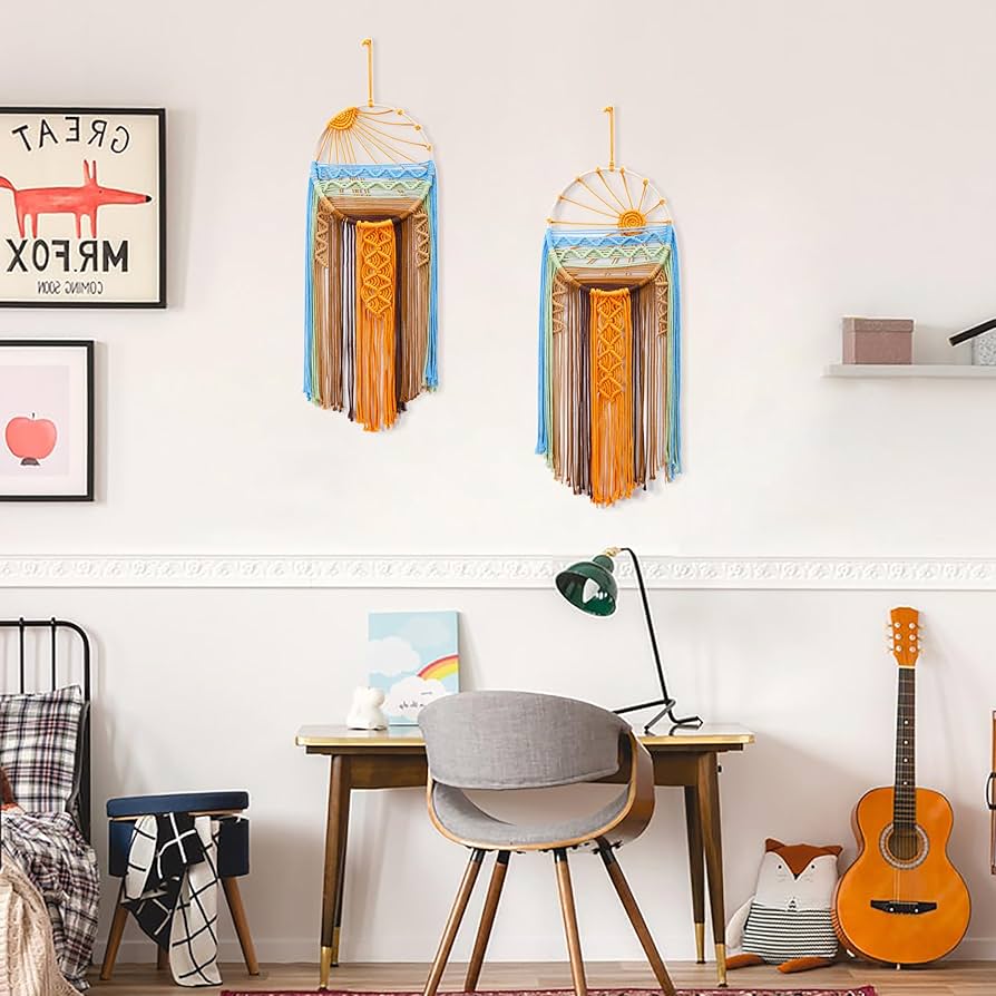 Macrame tapestry ♡BIGsize　サンセット　オーダー注文にて Macrame tapestry ♡BIGsize サンセット オーダー注文にて