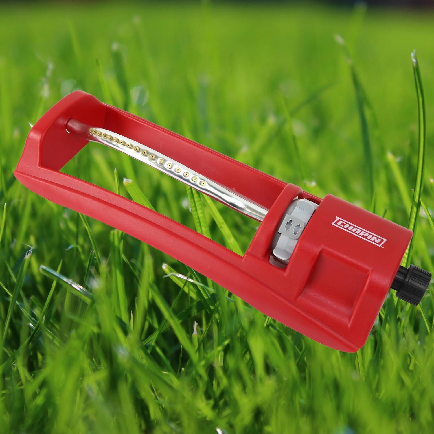 Chapin International Chapin 4990 Lawn Oscillating Sprinkler, Red