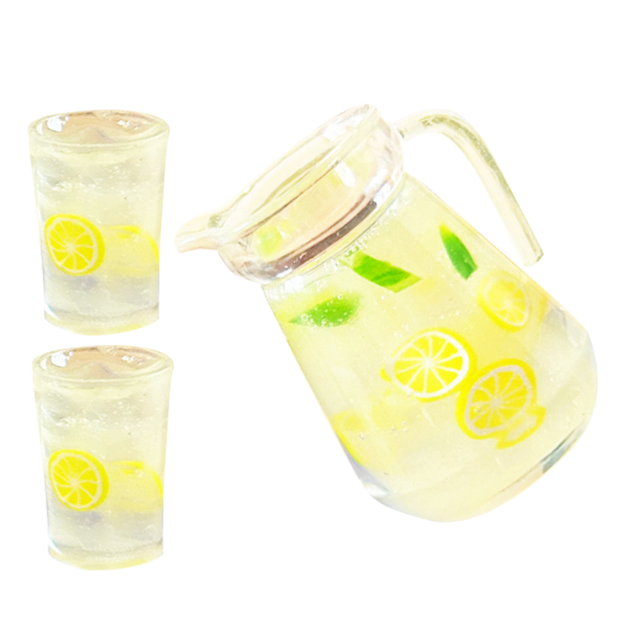 Amazon.com: ORFOFE Miniature Lemonade Pitcher Set 3Pcs Tiny