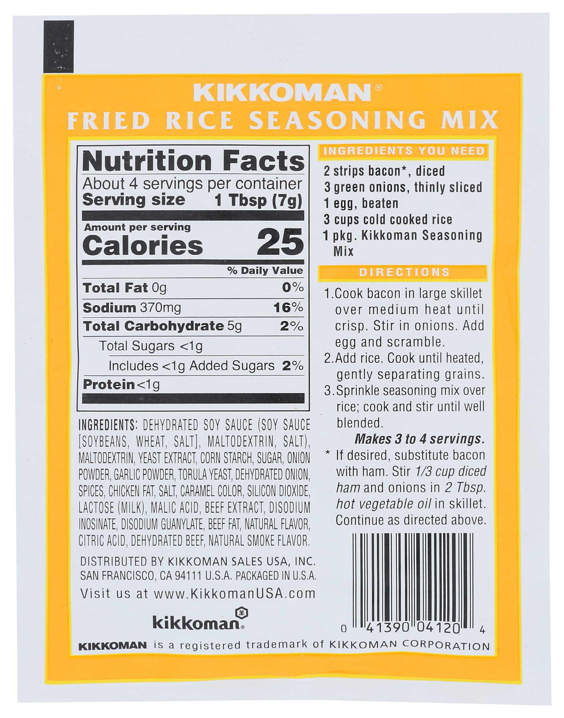 Kikkoman Fried Rice Seasoning Mix, 1 oz