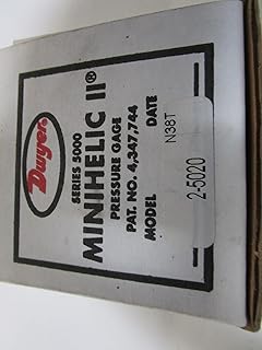 DwyerÂ® MinihelicÂ® II Differential Pressure Gage, 2-5020, High Acc, Compact, Dependable & Low Cost, 0-20
