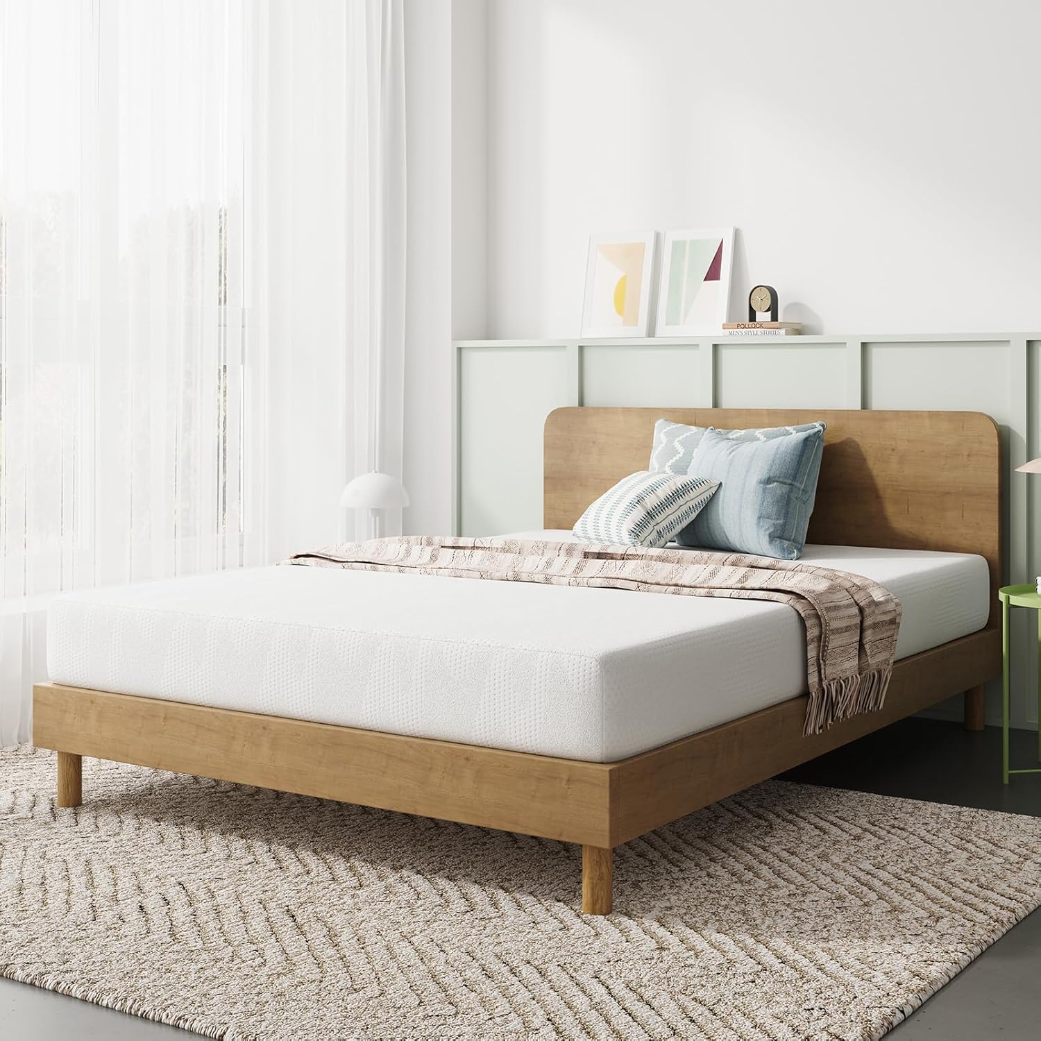 Novilla King Size Mattress in a Box, 8 Inch King Gel Memory Foam Mattress with Comfort Foam for Cooling Night Sleep, Comfort Support and Pressure Relief, CertiPUR-US Certified King (U.S. Standard) 8 Inch