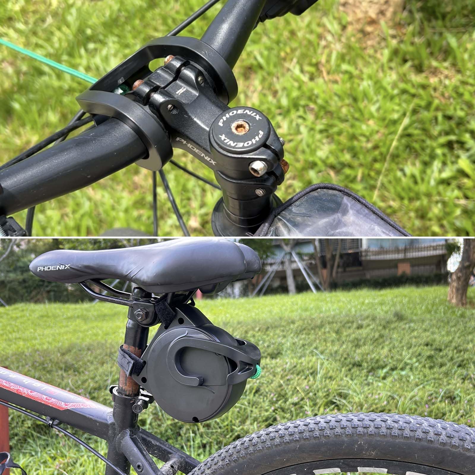 Vyanveo Fahrrad Abschleppseil 2m - Einziehbar Für Eltern & Kind Beim Radfahren