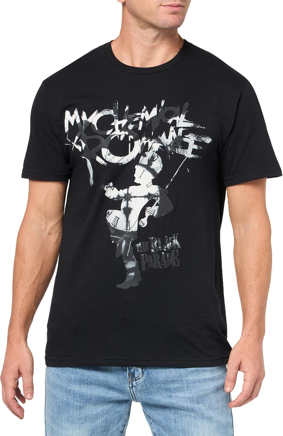 My Chemical Romance Unisex-Adult Black Parade Clock Logo T-Shirt