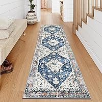 Vista 92 de Lahome Alfombra de camino de cocina lavable con diseño tribal bohemio de 2 x 8 pies, alfombra suave para pasillos, antideslizante, estilo vintage