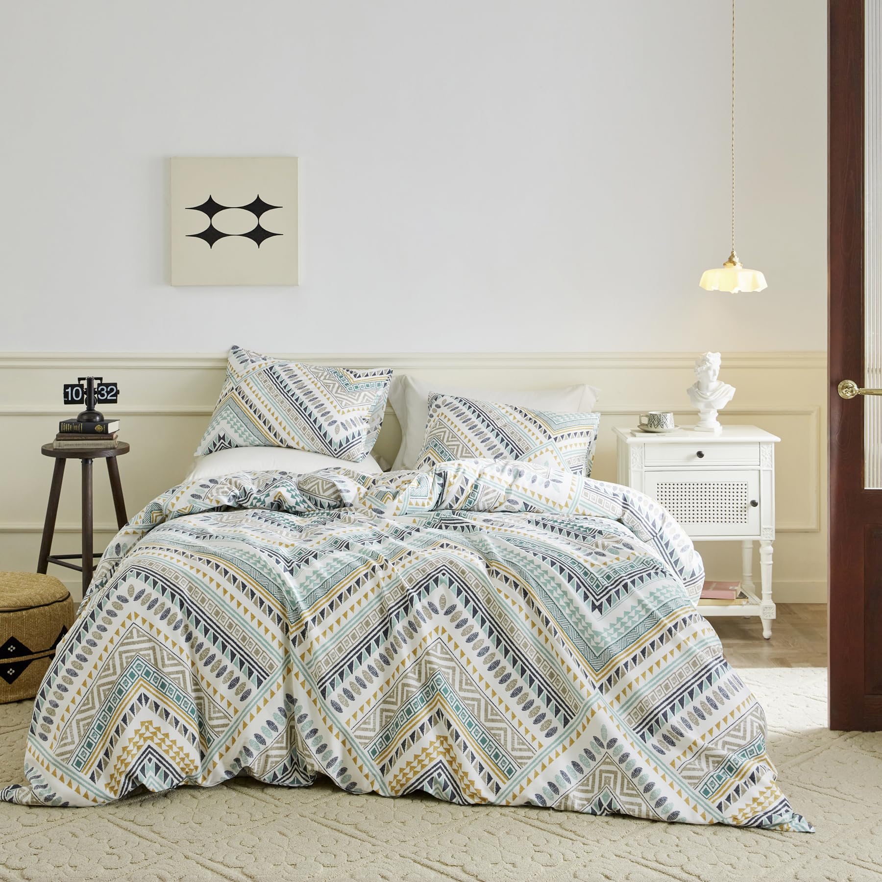 SUSYBAO Aztec Duvet Cover