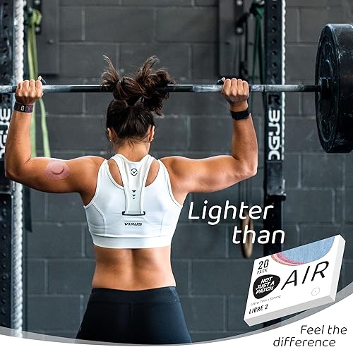 Miniatura 6 de Not Just A Patch Air - Paquete de 20  CGM Libre 2, 3 cubiertas de sensor  Delgado, fuerte y ligero, adherencia ultra larga de 14 días, parches