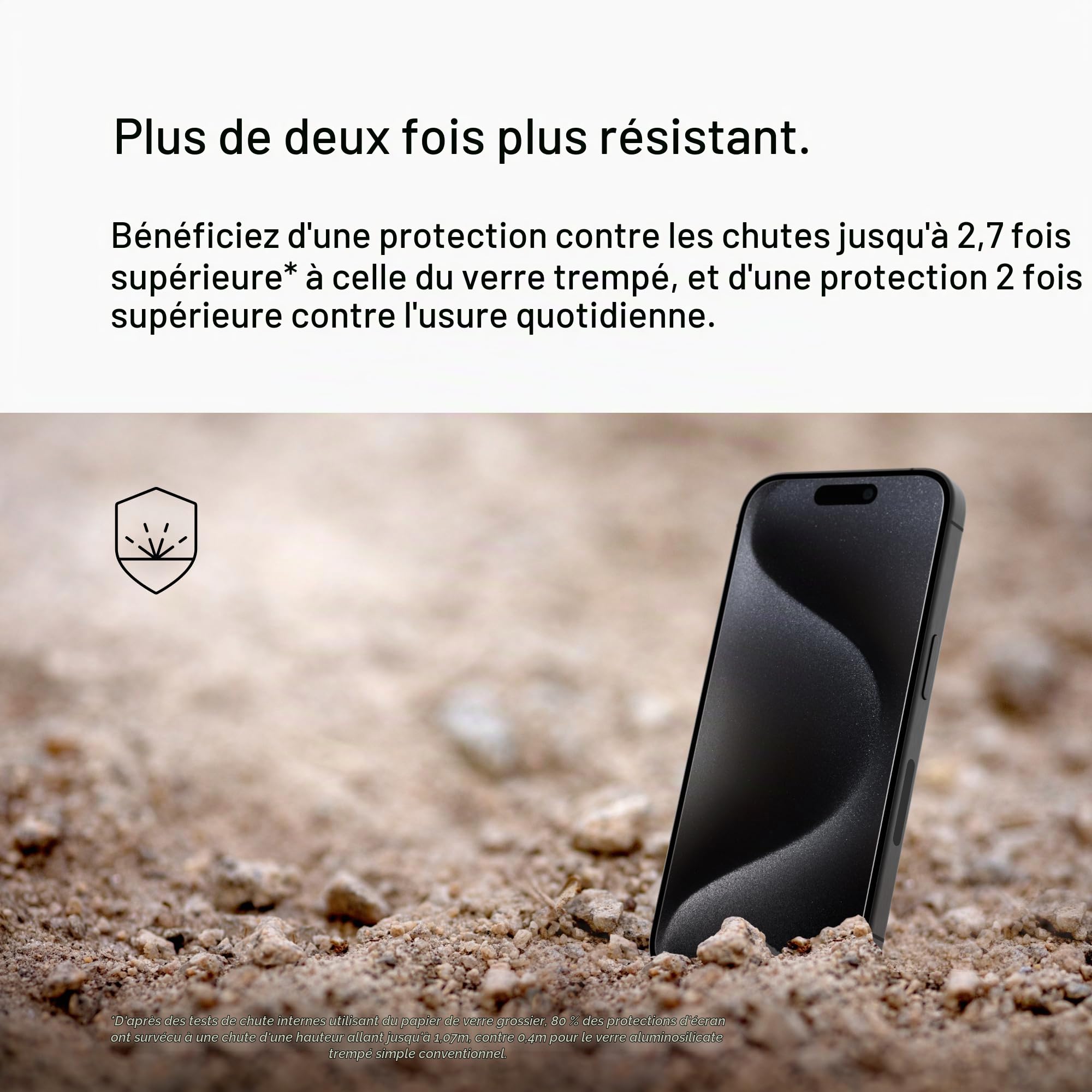 Belkin Protection d'écran iPhone 15 Pro