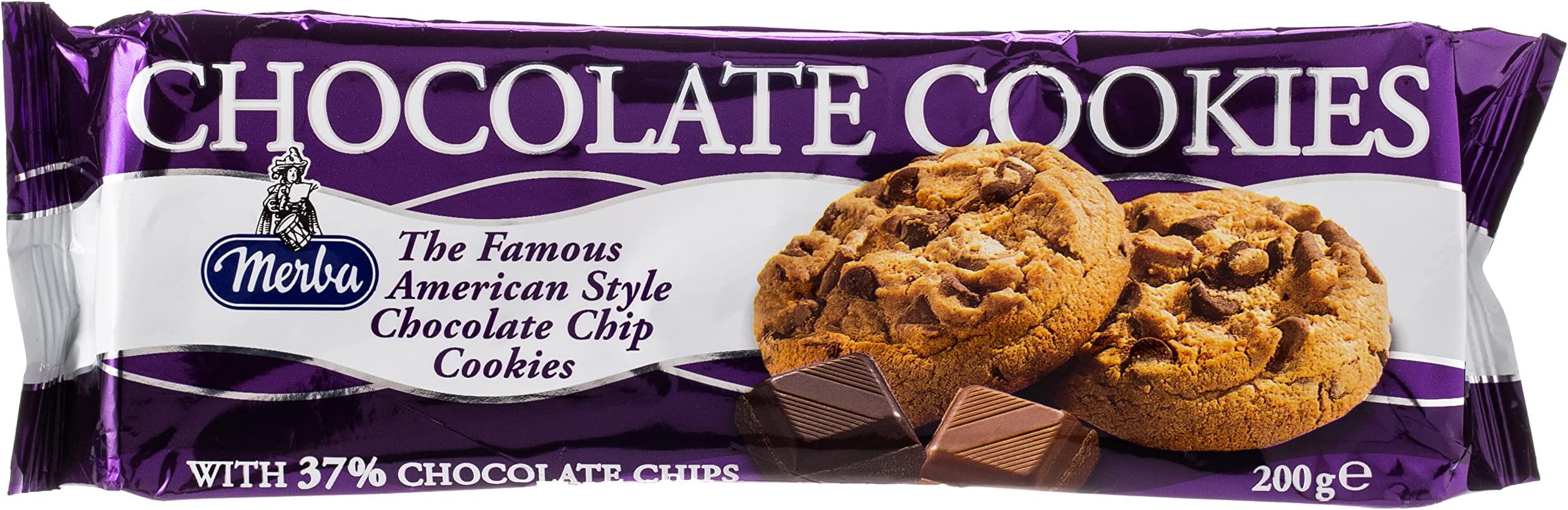Merba American Chocolate Chip Cookies 200g