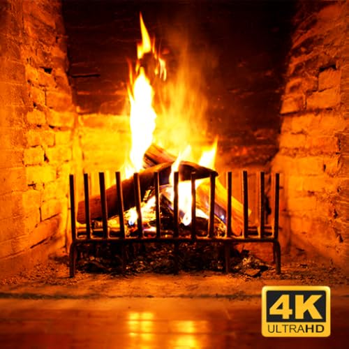 fire place screensaver 4k