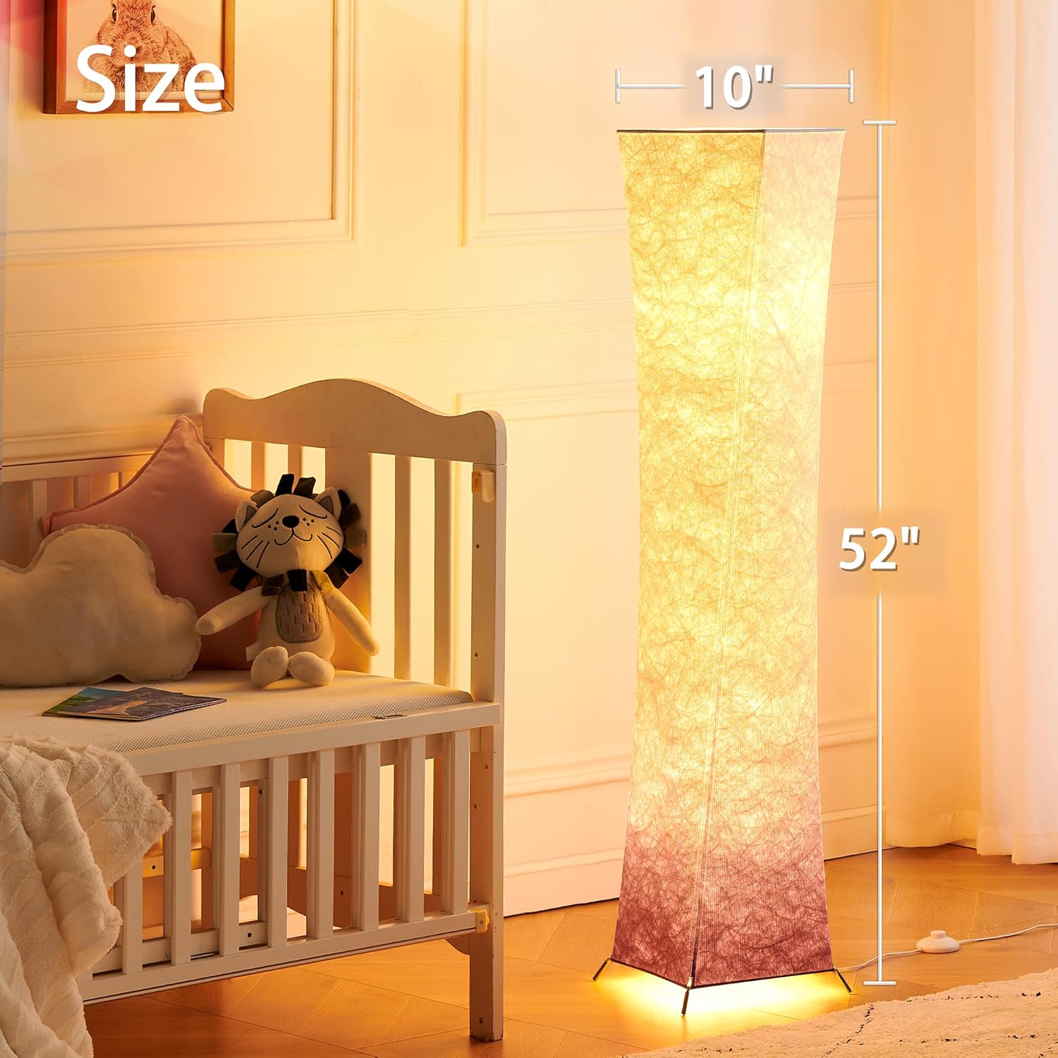 Fеаturеd Prоduсt Floor Lamp, chiphy Floor Lamps for Living Room, Adjustable 3 Levels Brightness 12W/2 LED Bulbs(2400 Lumens, 100 Watt Equivalent) and Purple Fabric Shade, Elegant and Modern for Bedroom and Kid Room Gеt Pорulаr оƒƒеr Floor Lamp, chiphy Floor Lamps for Living Room, Adjustable 3 Levels Brightness 12W/2 LED Bulbs(2400 Lumens, 100 Watt Equivalent) and Purple Fabric Shade, Elegant and Modern for Bedroom and Kid Room