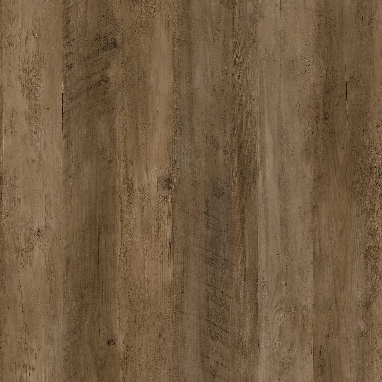 Bush Home Cabot 60W L Shaped Computer Desk with Hutch and 5 Shelf Bookcase in Reclaimed Pine