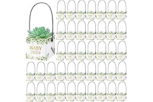 Soaoo 60 Pcs Succulent Baby Shower Favors - Eucalyptus Grow Succulents Gifts...