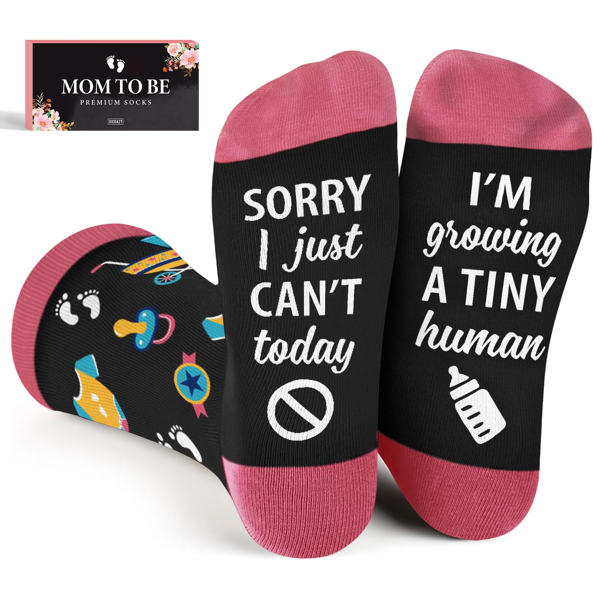 VICRAZY Father Day Gifts for Husband, Dad, Grandpa, Men - First Mother's Day for Pregnancy Mom, Wife - Funny Bigfoot gifts