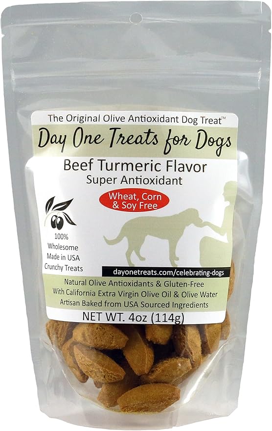 Day One Treats for Dogs Beef Turmeric Dog Treats Gluten