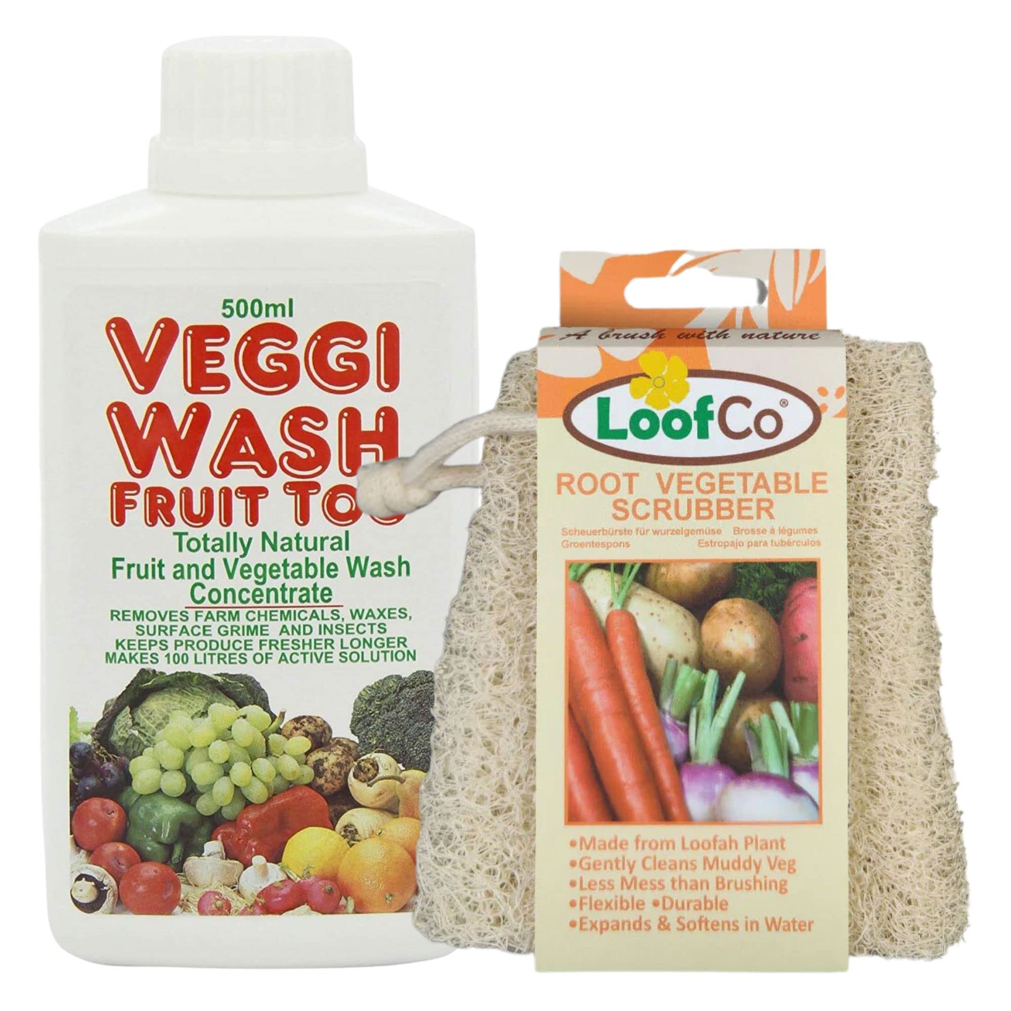 Buy Fruit and Vegetable Cleaner Set Including Veggi Wash Concentrate