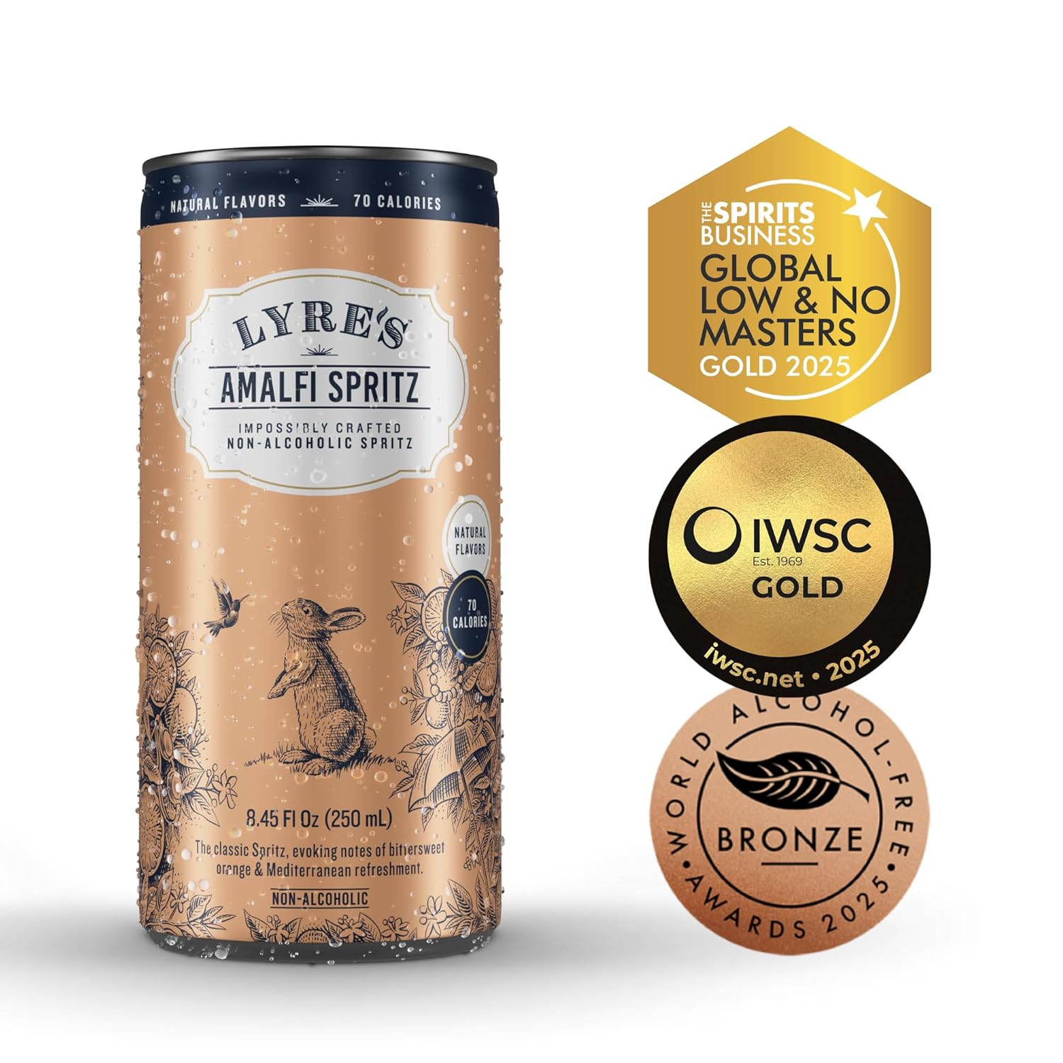 Lyre’s Non Alcoholic Sparkling Party 16 Can Set, Non-Alcoholic Sparkling Wine & Aperitif Alternative (8.45 Fl Oz x 16)
