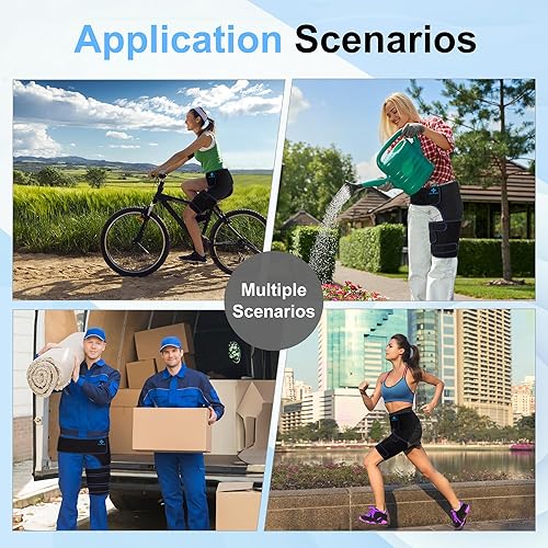 Miniatura 6 de Soporte de cadera para dispositivos de alivio del dolor de ciática, isquiotibiales ajustables, muslo, ingle, envoltura de compresión para el nervio