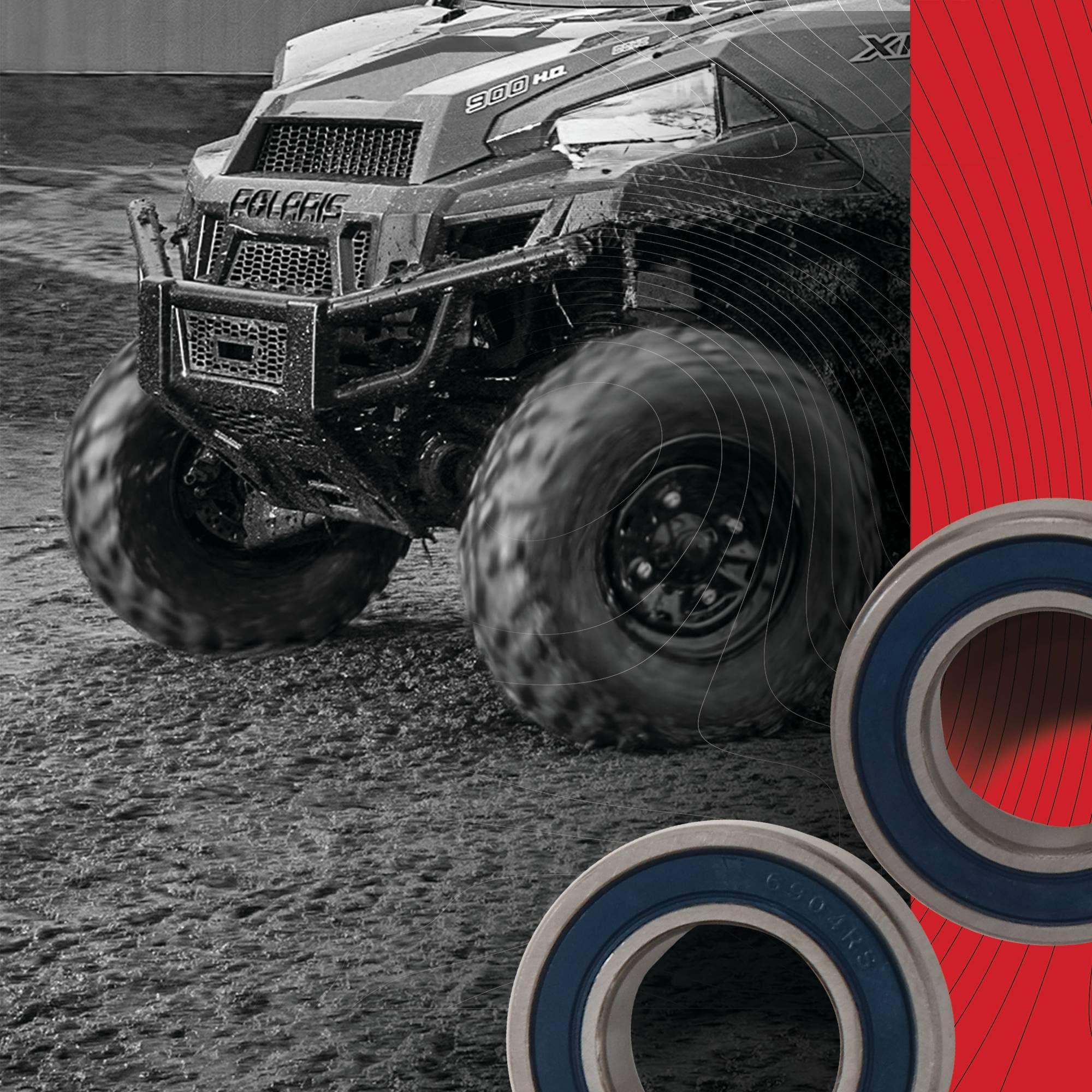 Amazon.com: All Balls Racing 25-1753 Wheel Bearing Kit Front