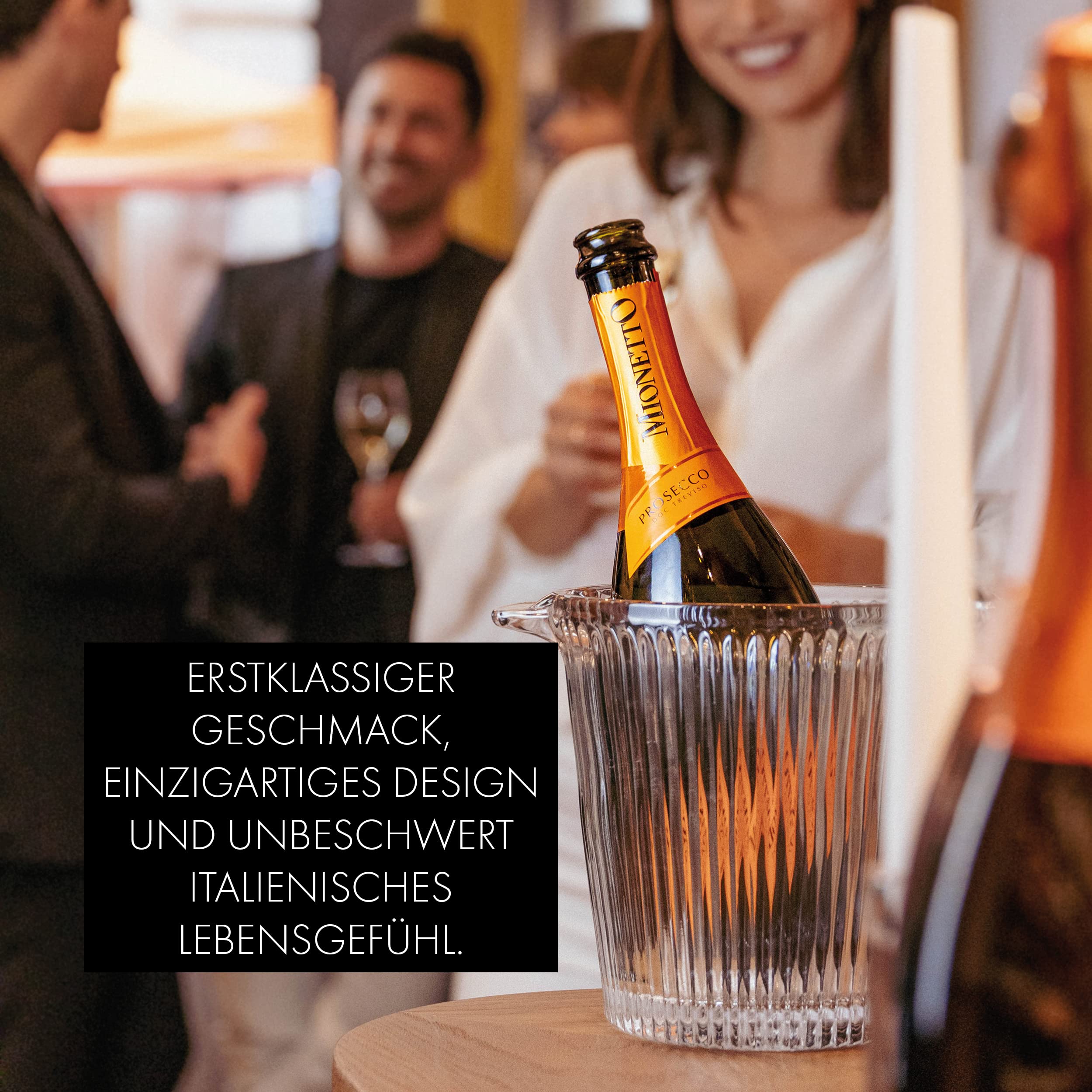Mionetto Prosecco Spumante DOC Treviso Extra Dry (6x0,75l) Set, Schaumwein, Perlwein aus Italien, extra trocken, weich und harmonisch - Ideal zu Antipasti und als Aperitif
